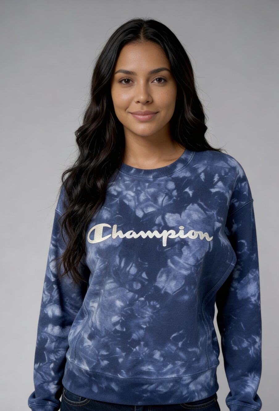Champion Reverse Weave Tie Dye Crewneck Sweatshirt
